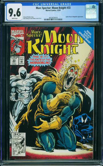 MARC SPECTOR: MOON KNIGHT #33, CGC 9.6 NM+