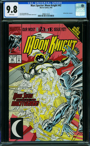MARC SPECTOR: MOON KNIGHT #42, CGC 9.8 NM/MT