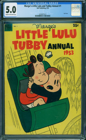 MARGE'S LITTLE LULU AND TUBBY ANNUAL #1, CGC 5.0 VGF