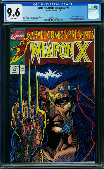 MARVEL COMICS PRESENTS #74, CGC 9.6 NM+