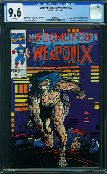 MARVEL COMICS PRESENTS #80, CGC 9.6 NM+