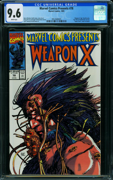 MARVEL COMICS PRESENTS #78, CGC 9.6 NM+