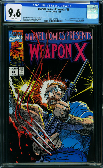 MARVEL COMICS PRESENTS #81, CGC 9.6 NM+