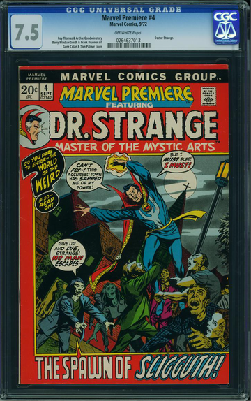 MARVEL PREMIERE #4, CGC 7.5 VF-