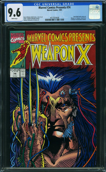 MARVEL COMICS PRESENTS #74, CGC 9.6 NM+