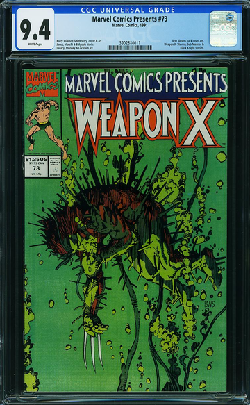 MARVEL COMICS PRESENTS #73, CGC 9.4 NM