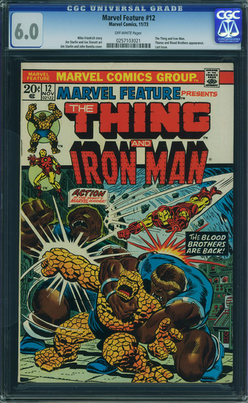 MARVEL FEATURE #12, CGC 6.0 FN