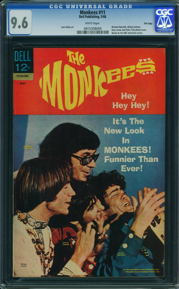 MONKEES #11, CGC 9.6 NM+