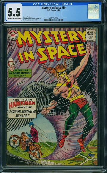MYSTERY IN SPACE #89, CGC 5.5 FN-