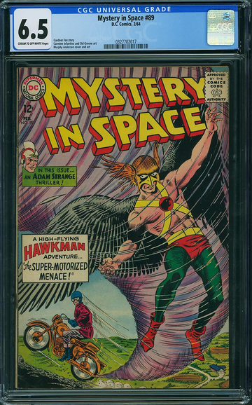 MYSTERY IN SPACE #89, CGC 6.5 FN+
