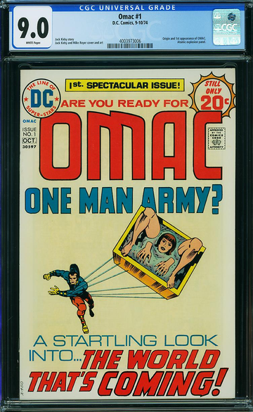 OMAC #1, CGC 9.0 VFNM
