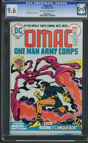 OMAC #4, CGC 9.6 NM+