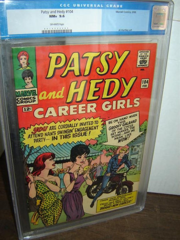 PATSY AND HEDY #104, CGC 9.6 NM+