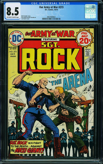 OUR ARMY AT WAR #273, CGC 8.5 VF+
