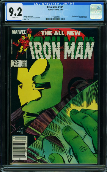 IRON MAN #179, CGC 9.2 NM-