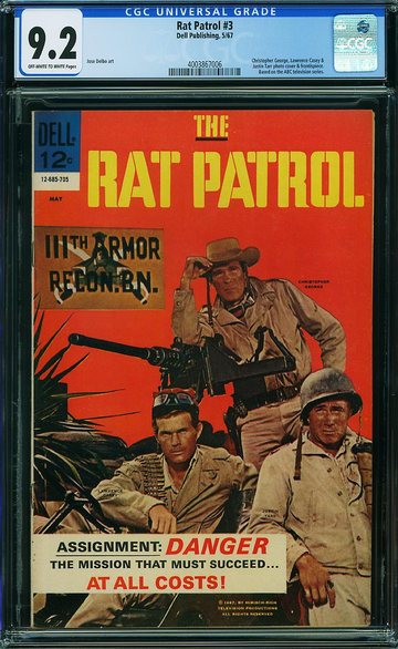 RAT PATROL #3, CGC 9.2 NM-