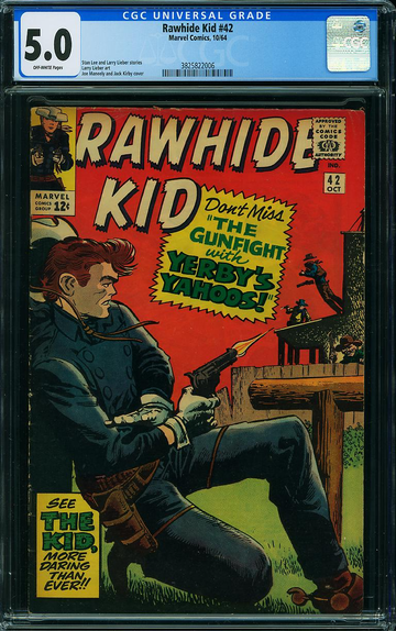 RAWHIDE KID #42, CGC 5.0 VGF