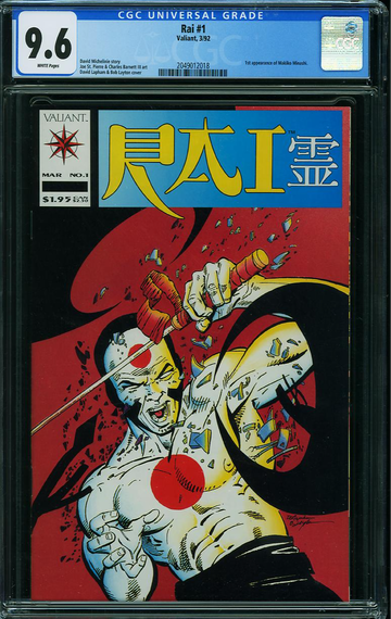 RAI #1, CGC 9.6 NM+