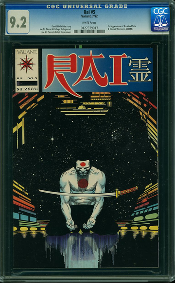 RAI #5, CGC 9.2 NM-