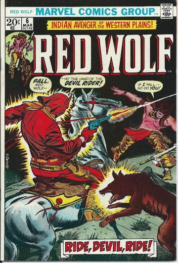 RED WOLF #6, 8.5 VF+
