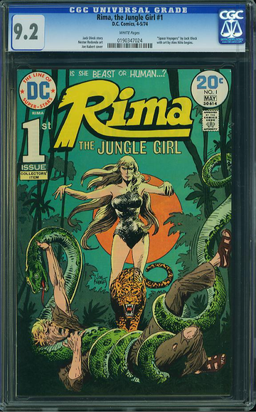 RIMA, THE JUNGLE GIRL #1, CGC 9.2 NM-