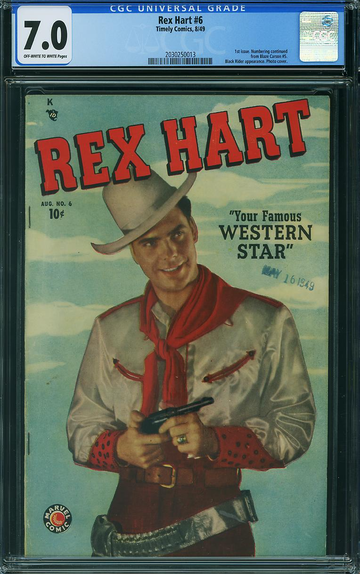 REX HART #6, CGC 7.0 FVF
