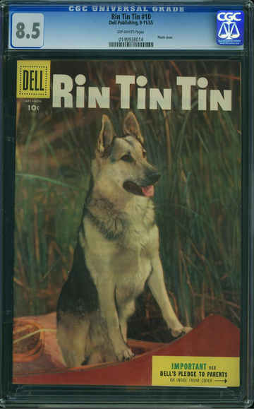 RIN TIN TIN #10, CGC 8.5 VF+