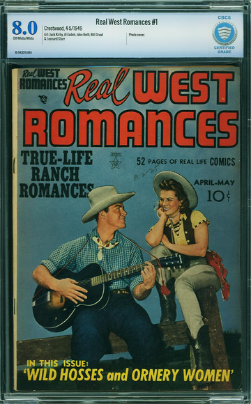 REAL WEST ROMANCES #1, CBCS 8.0 VF