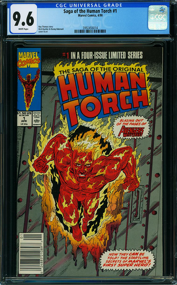 SAGA OF THE HUMAN TORCH #1, CGC 9.6 NM+