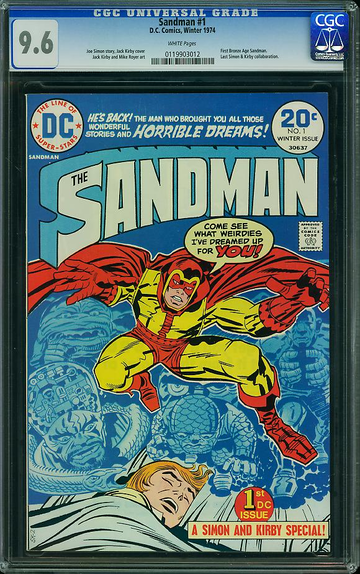SANDMAN v1974 #1, CGC 9.6 NM+