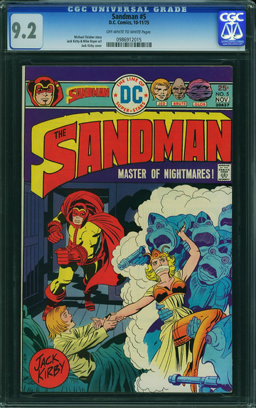 SANDMAN v1974 #5, CGC 9.2 NM-