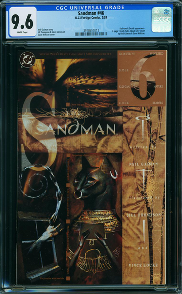 SANDMAN v1989 #46, CGC 9.6 NM+