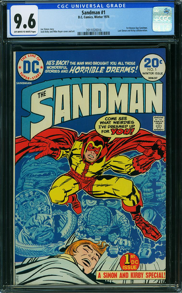 SANDMAN v1974 #1, CGC 9.6 NM+