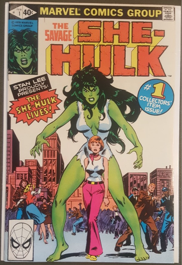 SAVAGE SHE-HULK #1, 9.2 NM-