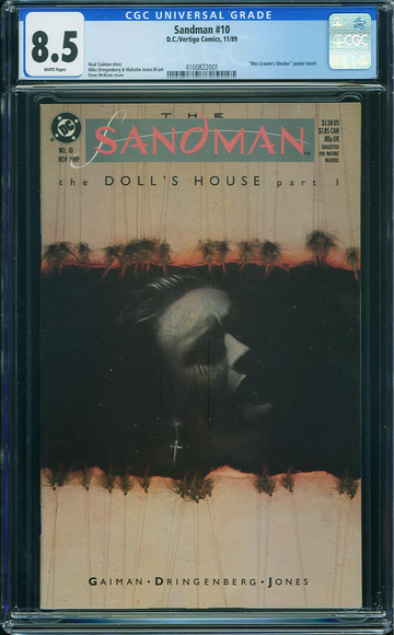 SANDMAN v1989 #10, CGC 8.5 VF+