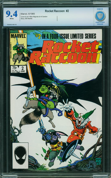 ROCKET RACCOON #2, CBCS 9.4 NM