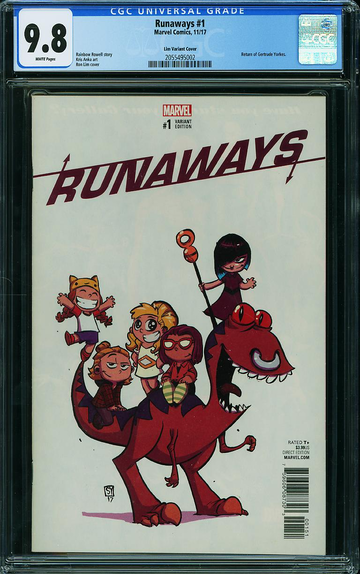 RUNAWAYS v2017 #1, CGC 9.8 NM/MT