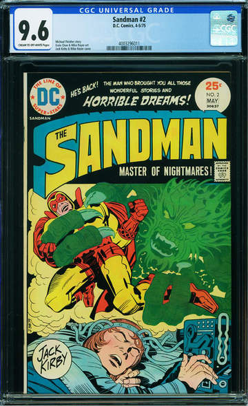 SANDMAN v1974 #2, CGC 9.6 NM+