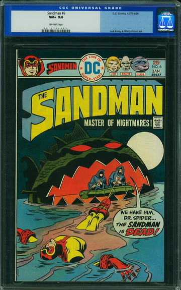 SANDMAN v1974 #6, CGC 9.6 NM+