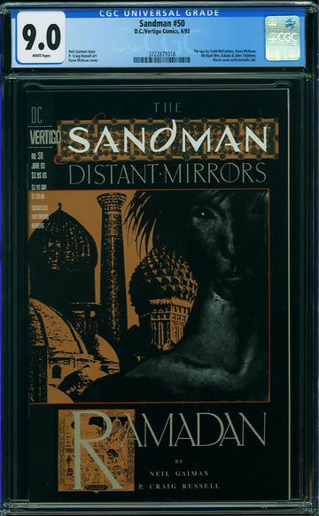 SANDMAN v1989 #50, CGC 9.0 VFNM