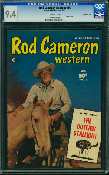 ROD CAMERON WESTERN #16, CGC 9.4 NM
