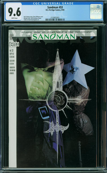 SANDMAN v1989 #53, CGC 9.6 NM+