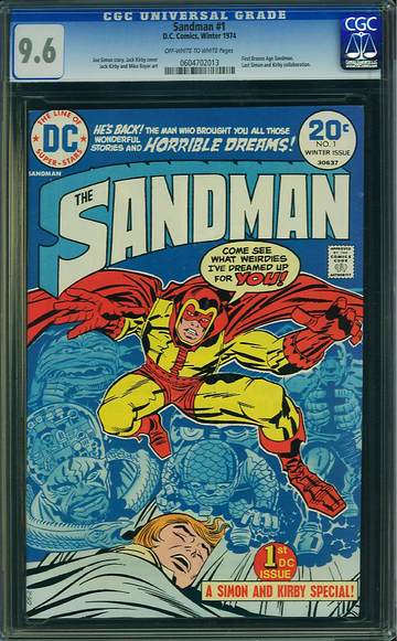 SANDMAN v1974 #1, CGC 9.6 NM+