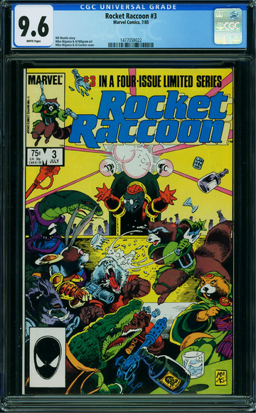 ROCKET RACCOON #3, CGC 9.6 NM+