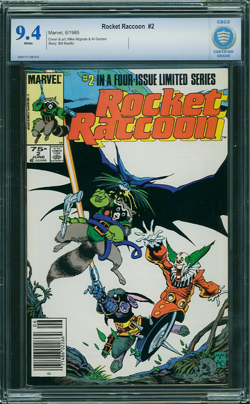 ROCKET RACCOON #2, CBCS 9.4 NM