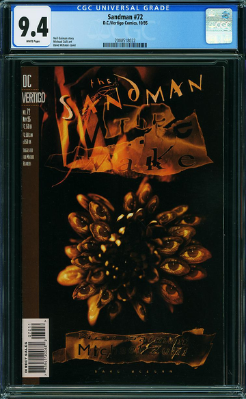 SANDMAN v1989 #72, CGC 9.4 NM