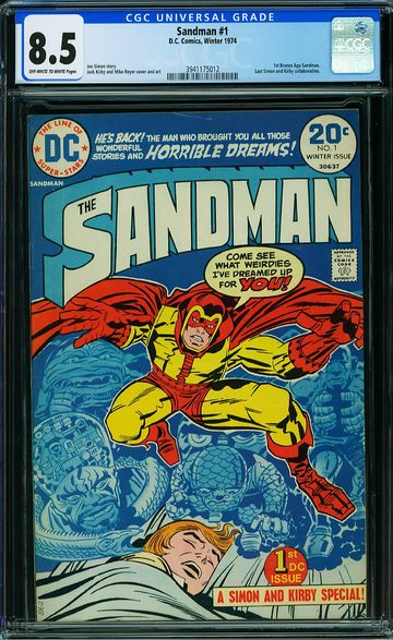SANDMAN v1974 #1, CGC 8.5 VF+