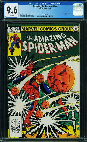 AMAZING SPIDER-MAN #244, CGC 9.6 NM+