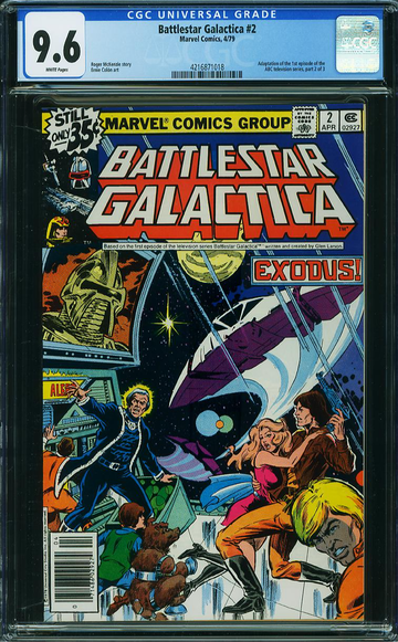 BATTLESTAR GALACTICA #2, CGC 9.6 NM+