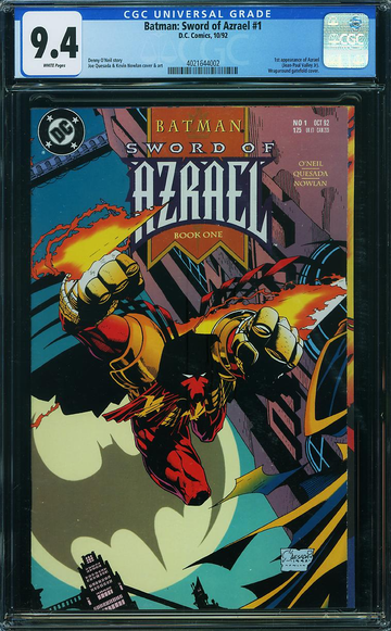 BATMAN: SWORD OF AZRAEL #1, CGC 9.4 NM